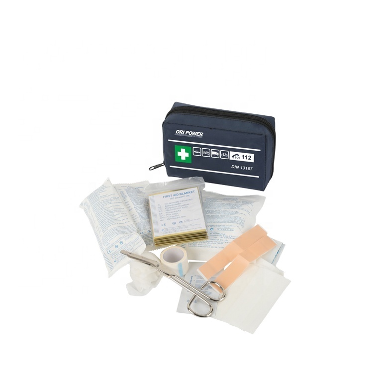 OP CE ISO approved professional wholesale DIN 13164 travel first aid kit car first aid kit