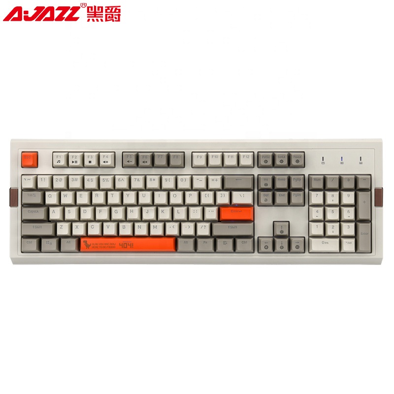 AJAZZ AK510 104 ключей PBT ретро проводной RGB механическая клавиатура keyboardsa сферические Keycap с программируемые макро-функция
