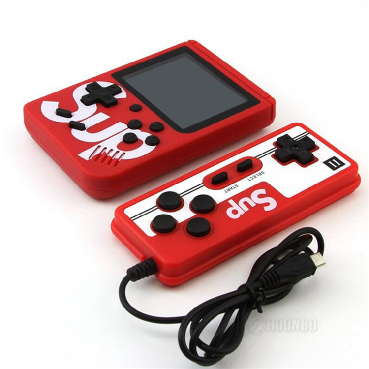 400 В 1 игровая консоль 2 игрока игровая коробка ретро FC портативная игра Consola Sup для Gameboy