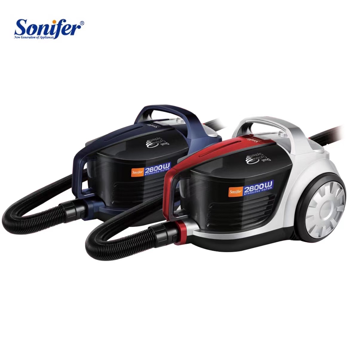 Sonifer SF-2222 высокого качества для дома; 220v 4L безмешковый стальная труба многофункциональный диван кисть сопло пылесоса оптовая продажа
