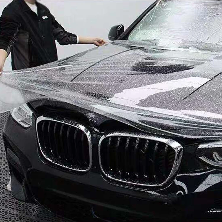 NKODA automotive TPU EM3 hydrophobic high Glossy PPF foil anti scratch accessories Paint Protection Film for tesla model 3