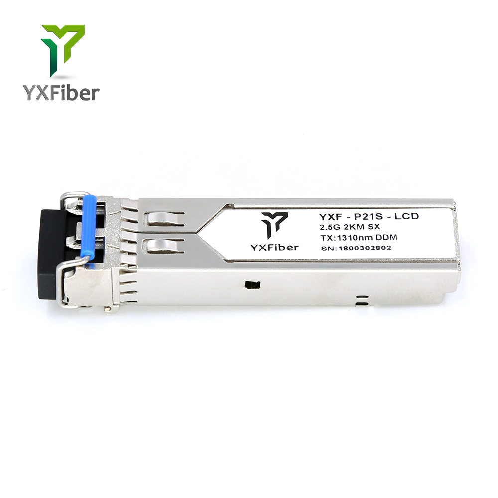 SMF Дуплексный LC SFP 1310 нм 2 км 2,5 ГБ SFP модуль DDM