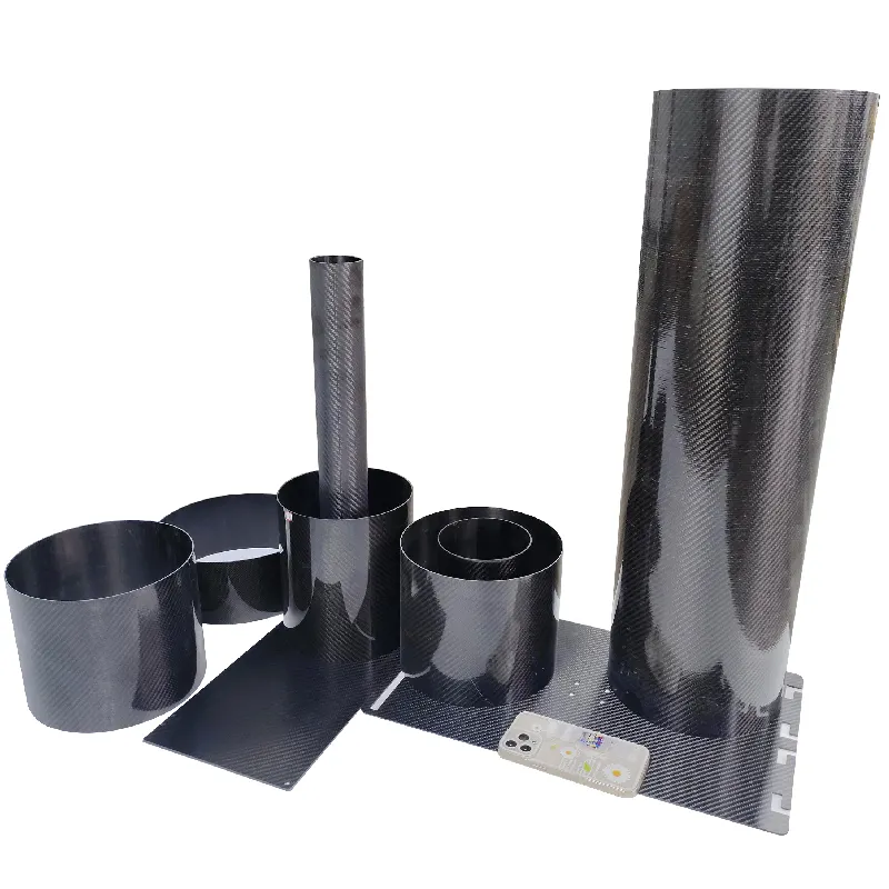 Customized 3k Large Diameter Carbon Fiber Tube 5mm 10mm 20mm 30mm 40mm 50mm 60mm 100mm Carbon Fiber Tubes