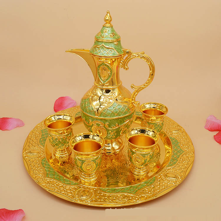 Роскошные Самые продаваемые товары Aftaba Набор/Набор для ликера POOJA zemзем подарочный набор для ликера с волнообразным подносом