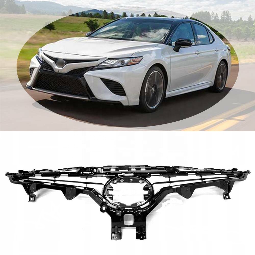 Передняя средняя решетка для Toyota CAMRY 2018-2021 SE XSE, гибридная передняя решетка бампера, верхняя решетка, автомобильные решетки, сетка для автомобиля