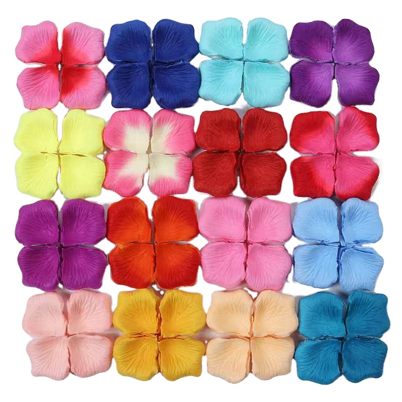 Flower Petals Hot Sell Artificial Rose Flower Satin Petals Silk Rose Petals For Home Wedding Decorations