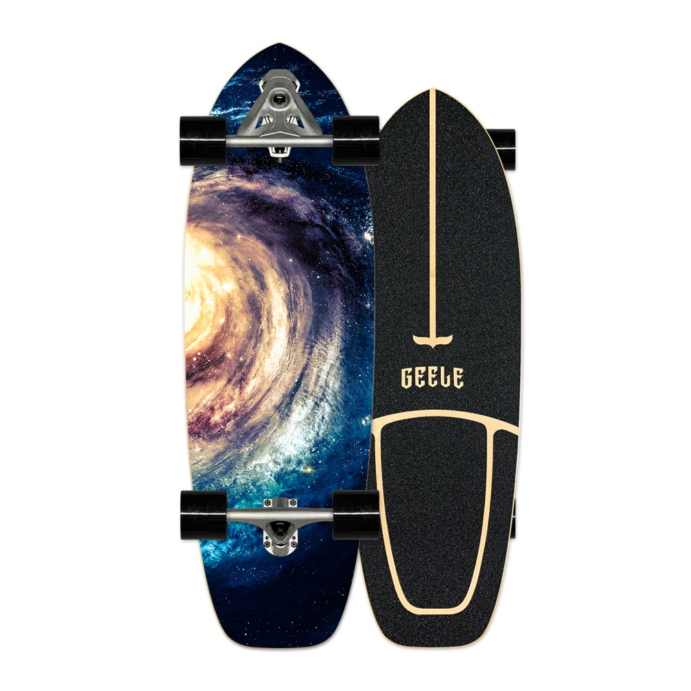 Surf скейт geele CX7 8 фанерные деревянные кресты, католические кресты земли резчик Surfskate