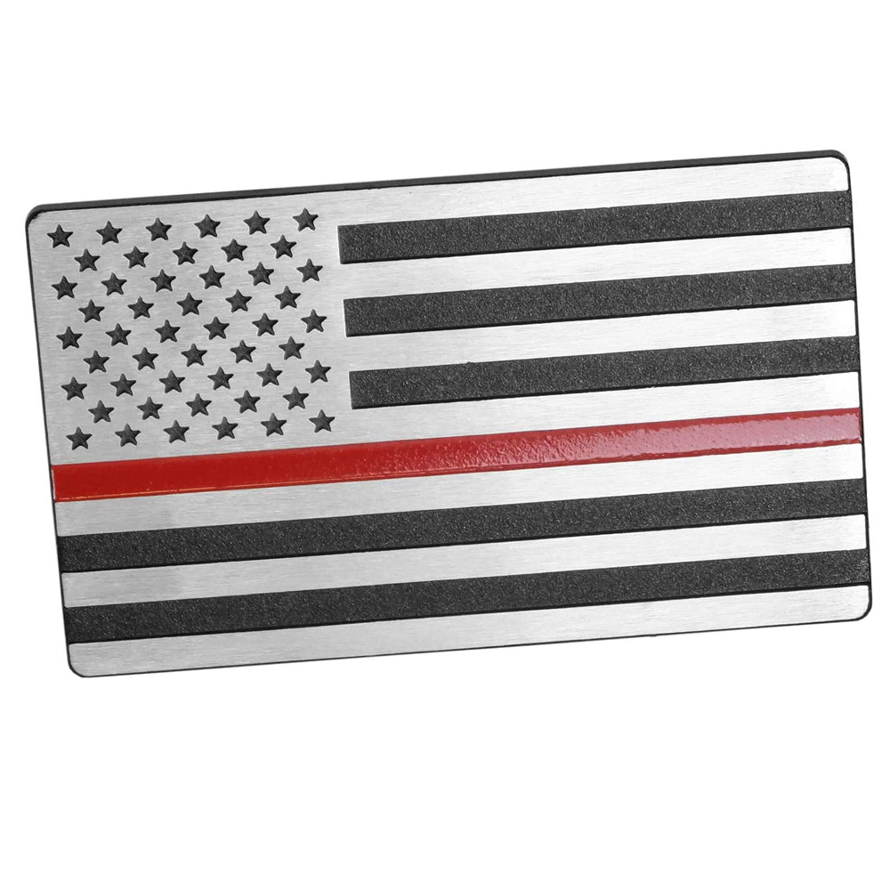 Metal USA Flag Trailer Hitch Cover American Flag Hitch Cover Fits 2" Receivers