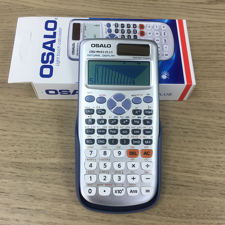 OS-991esplus 10 цифр двойной мощности естественный дисплей школьный научный калькулятор 417 функций