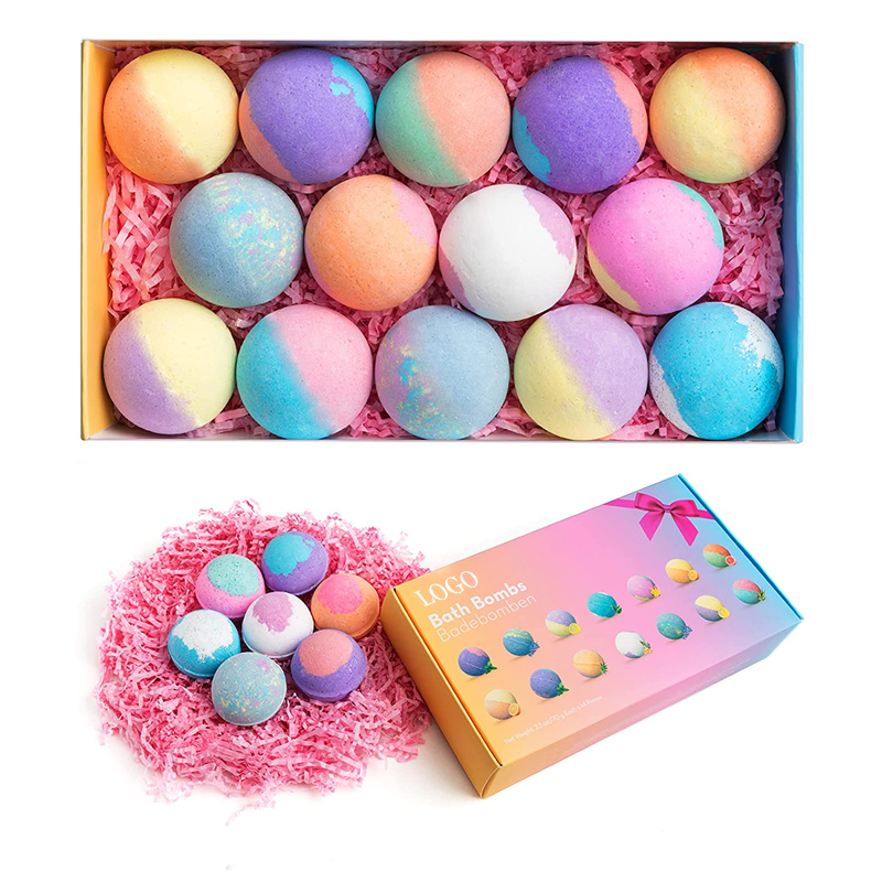 OEM Hot Sales Bath Bomb Gift Set Vegan Natural Essential Oils Bath Bomb