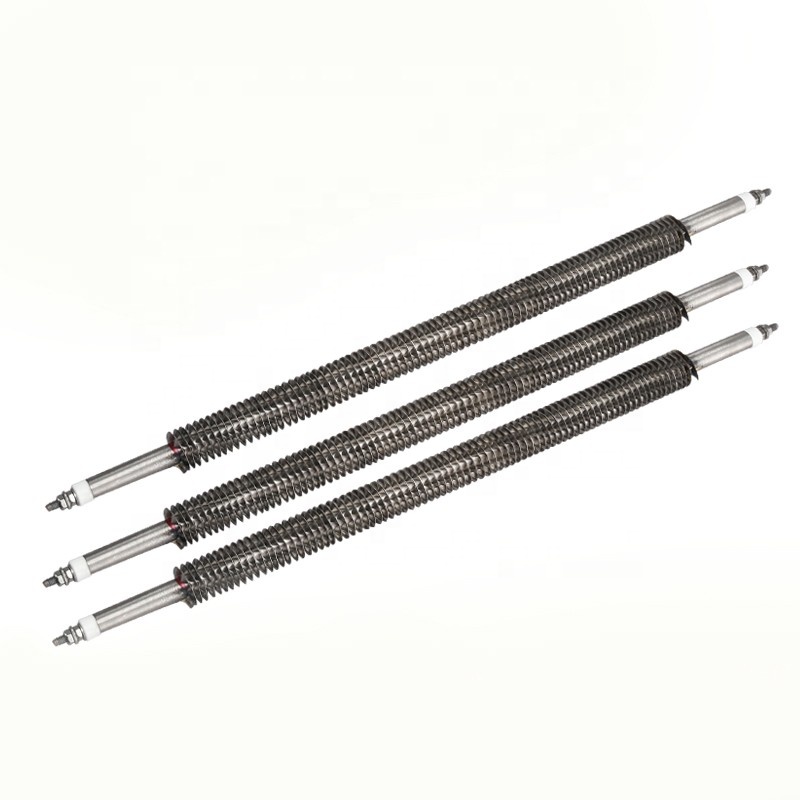 electric tubular air heater with fin 240v stainless steel finned tubular heater