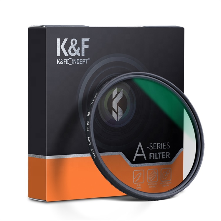 K & F Concept CPL 82 мм 67 мм, 77 мм, 62 мм немецкий оптический стеклянный тонкий фильтр MC CPL для объектива камеры
