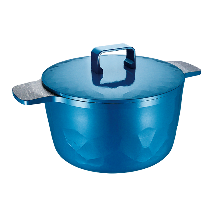 Горячая распродажа, алюминиевая голландская печь 5,3qt, Круглый индукционный кухонный литой кастрюля для запекания