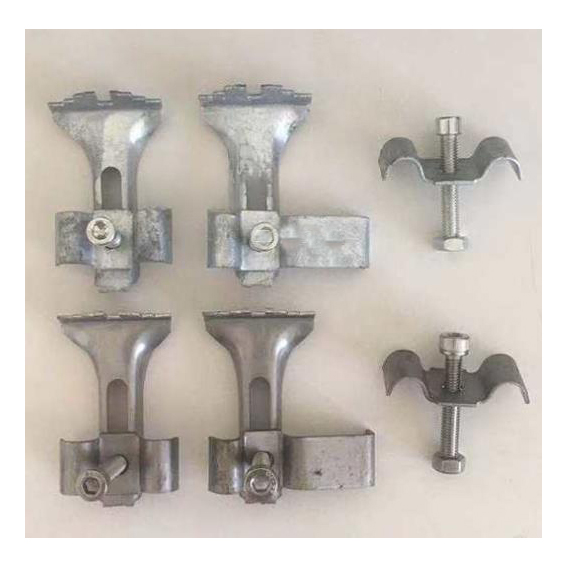 Carbon galvanized Steel Grate install Clips Panels and Clamps spare accessory Assembling parts for Steel Grating Fastener