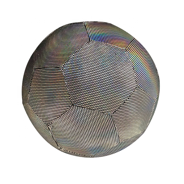 customized glitter inflatable fabric toy ball