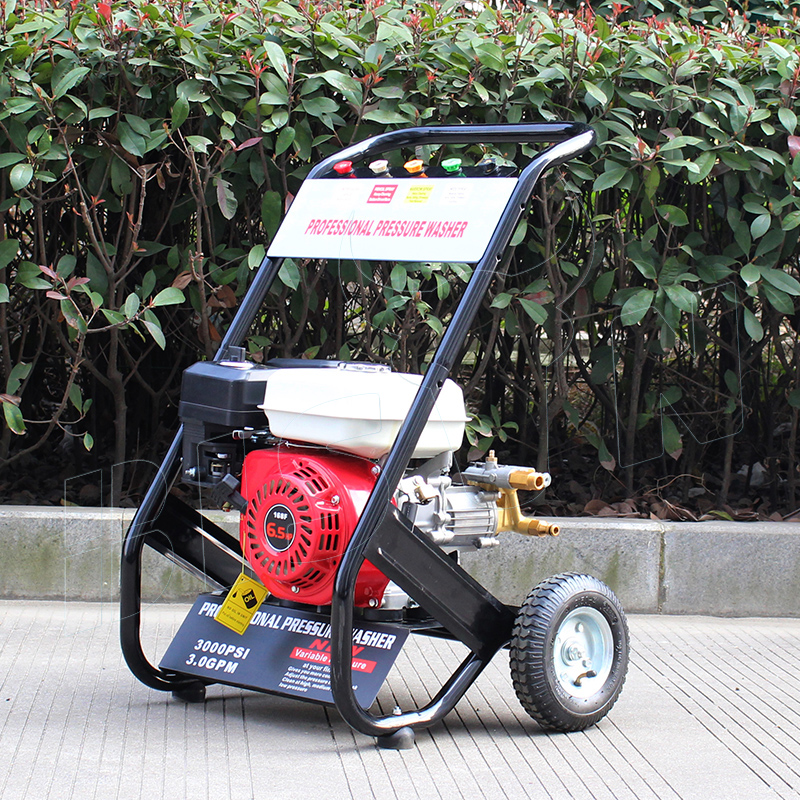 BISON(China)9lpm 170 Bar Max Petrol Power Washer 7HP Engine Pressure Washer