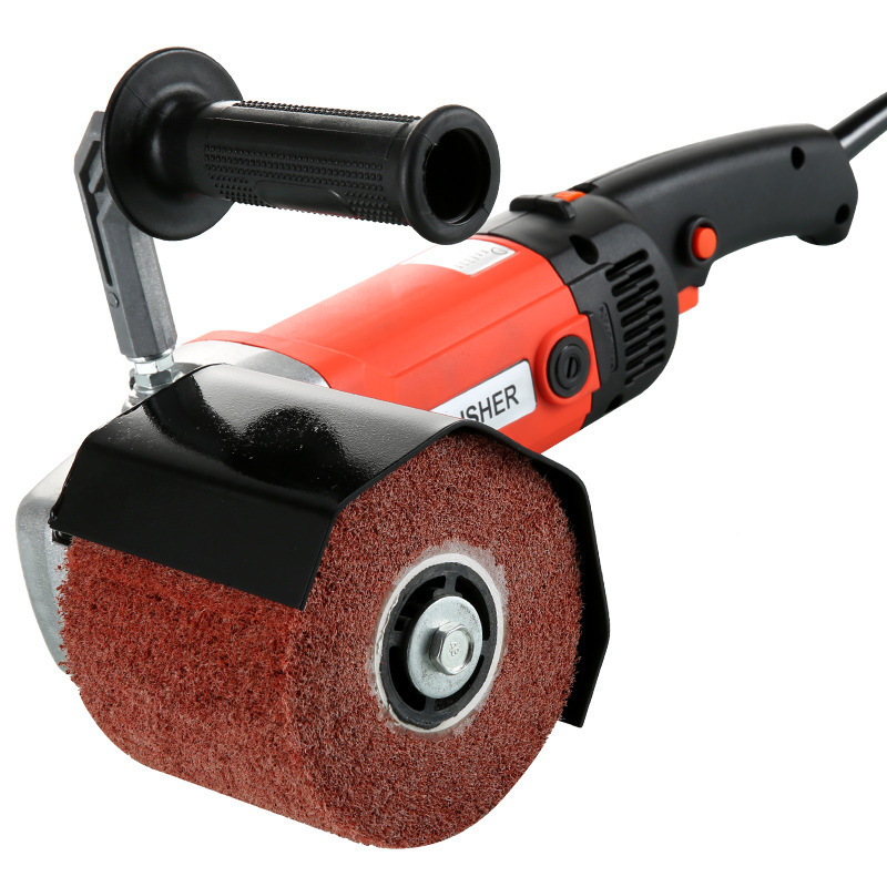 Wholesale stainless steel polisher metal brushing electric polishing machine wood open paint brushing machine