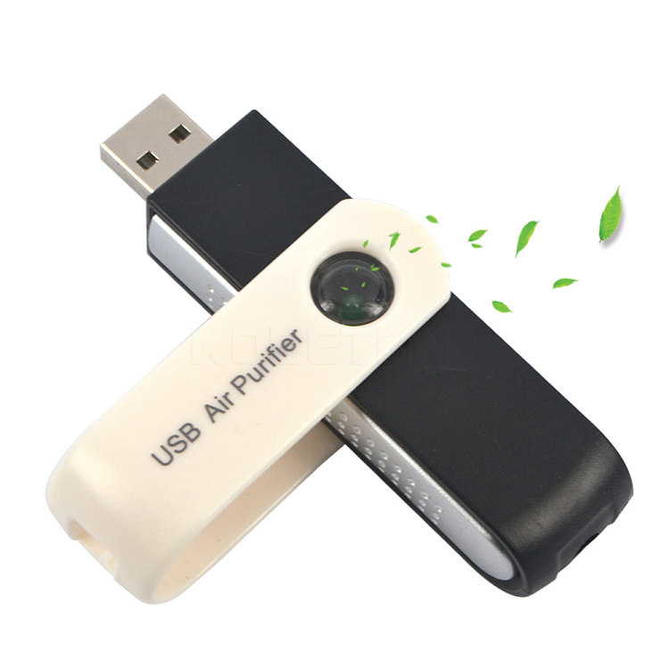 Портативный поворотный мини-очиститель воздуха USB для офиса дома автомобиля