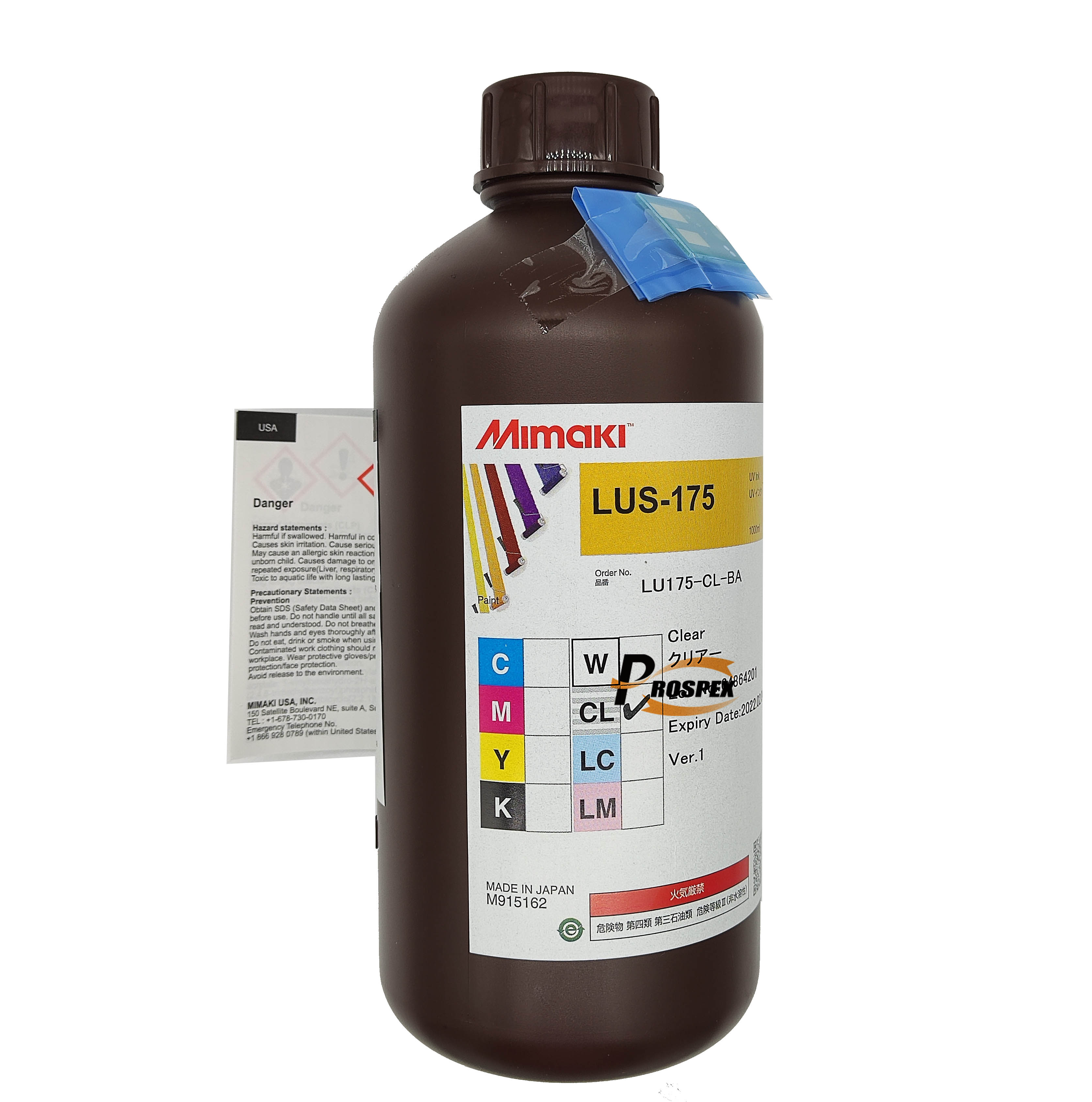 1000ml Mimaki оригинальный UCJV150-160 UCJV300-160 УФ принтер и резак Светодиодный УФ чернила LUS-175 /LUS175