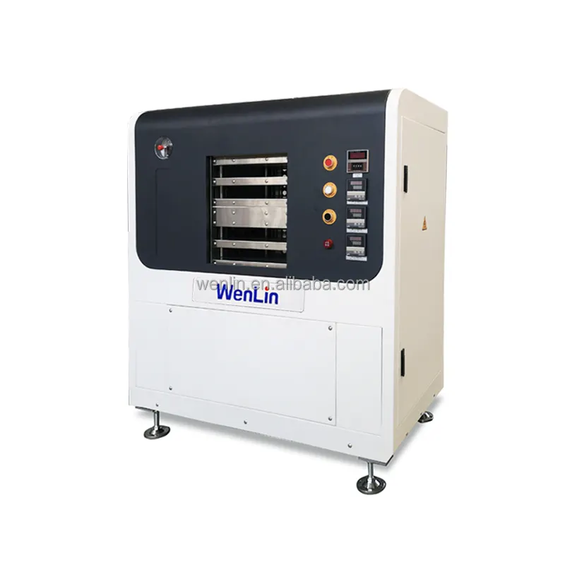 Wenlin 2 heating and 2 cooling ID card laminating machine RFID fusing machine