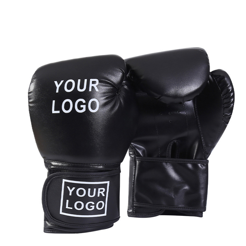 2021 factory wholesale hot solid color fitness exercise custom boxing gloves