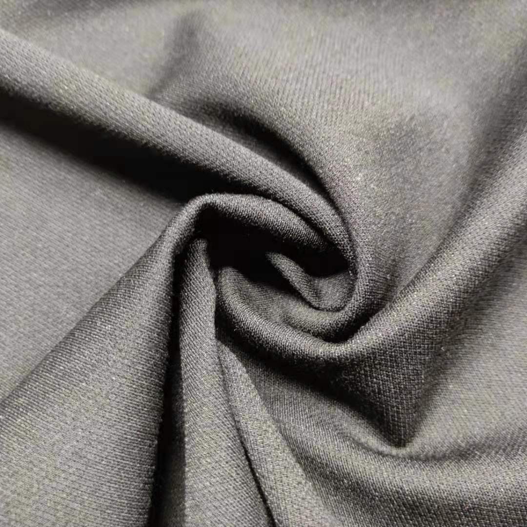 Shaoxing Manufactory Knit Fabric Interlock 55%Nylon 36%Rayon 9%Span Ponte Roma Pone Rayon Twill Jersey Fabric Sluby