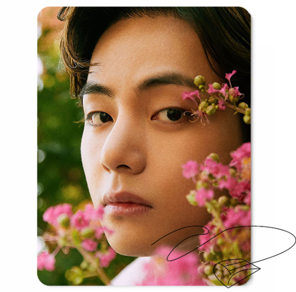 Wholesale KPOP Idol Merchandise Bangtan Boys Billboard Magazine Printed Rubber Mouse Pad
