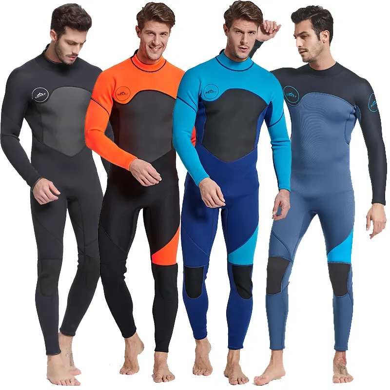 SBART Hot Sale Surf Dive Wetsuits Fashion Design Adult 3mm Wet Suit Back Zipper Diving Suit Neoprene Diving Surfing Wetsuit