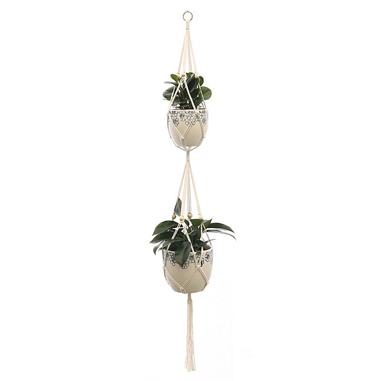 DIY Handmade cotton Plant Hanger Indoor & outdoor Plant Hanger Home Decoration