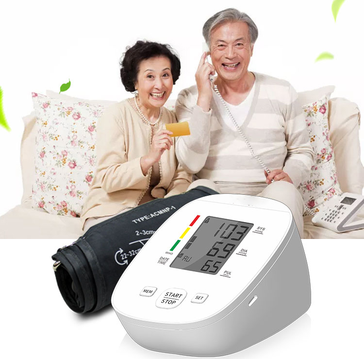 Digital Sphygmomanometer Best Automatic Upper Arm Type Blood Pressure BP Monitor Device Price With USB & Battery Working Modes