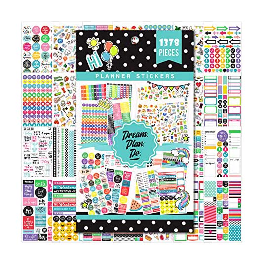Factory Wholesale Stunning Design Accessories Happy Planner Sticker Essential Journal sticker Set for Scrapbooking