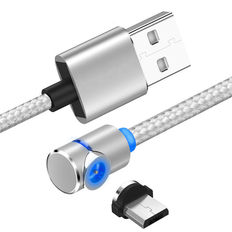 Магнитный кабель с углом 90 градусов для быстрой зарядки USB 3,1 типа C