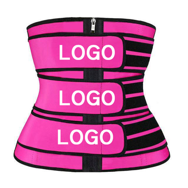 The new listin Custom logo Wholesale Waist Training Belt Belly Fat Burner Sweat Belts Fitness Equipment Waistrainer Tummy Trimme