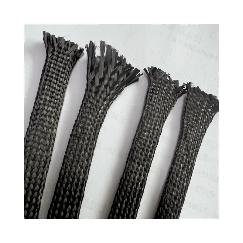 High Temperature Resistance Uncoated  Carbon aramid hybrid fiber Sleeving