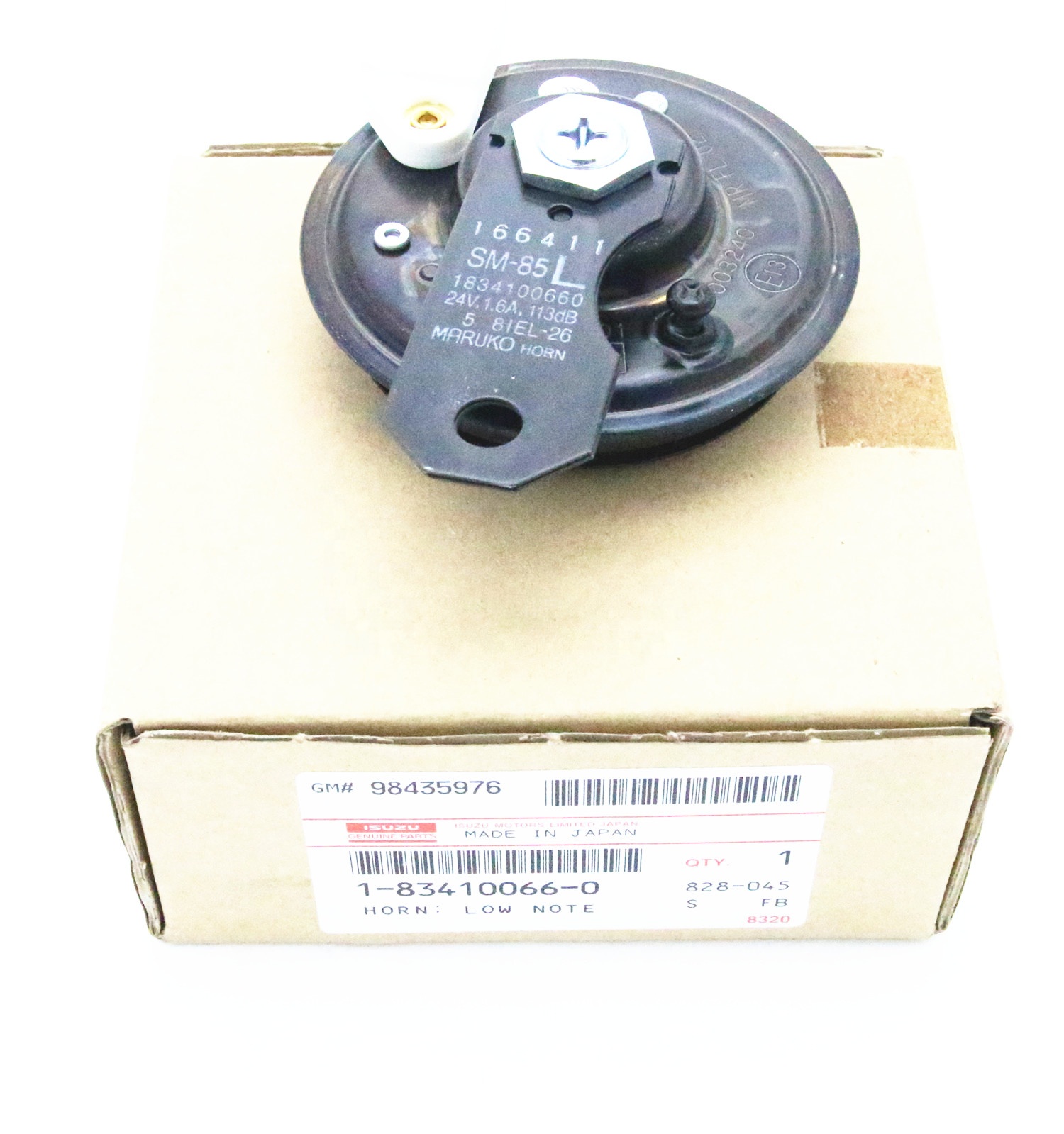 Низкий звуковой сигнал 1-83410066-0 1834100660 для Z9F/CYZ/CYH EURO4/EURO5