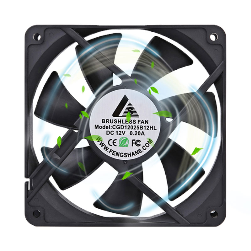 12V 24V 48V 12025 120x120x25MM DC Brushless Axial Flow Cooling Fan