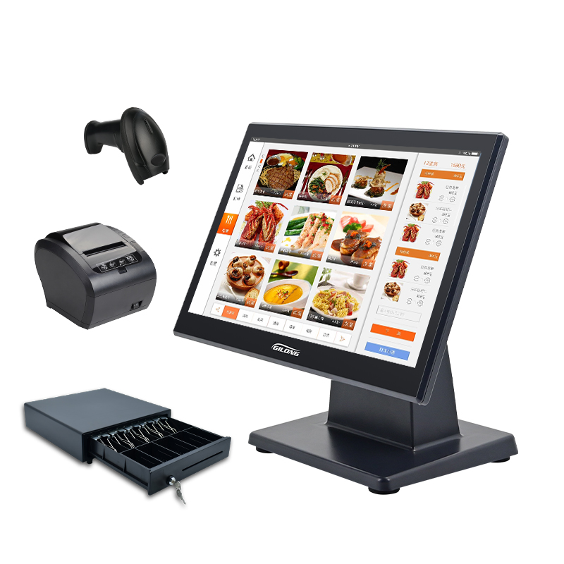 All-in-One Touchscreen Cash Register Android Pos System RK3566 RK3568