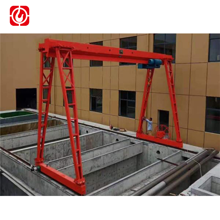 Jinniu underslung 3-тонный мощный однолучевой козловой морской кран 10 тонный рельсовый Электрический мобильный 5 кранов