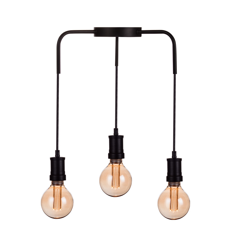 Home Lighting Vintage Industrial Decorative Chandelier Pendant Light Iron Modern bedroom Lamp