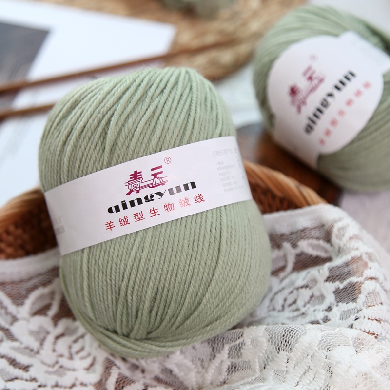 wholesale good price acrylic wool blended dyed soft wool thread yarn for hand knitting
