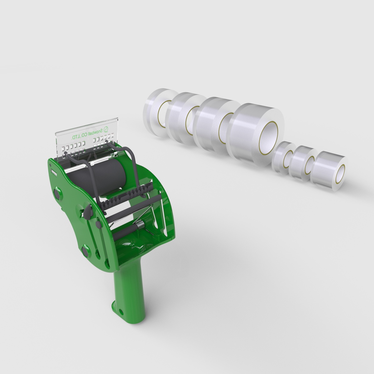 Снежок 1 "/2"/2,5 "/3" универсальный все-в-одном Упаковочная Клейкая клейкая лента пистолет распылитель с ручкой