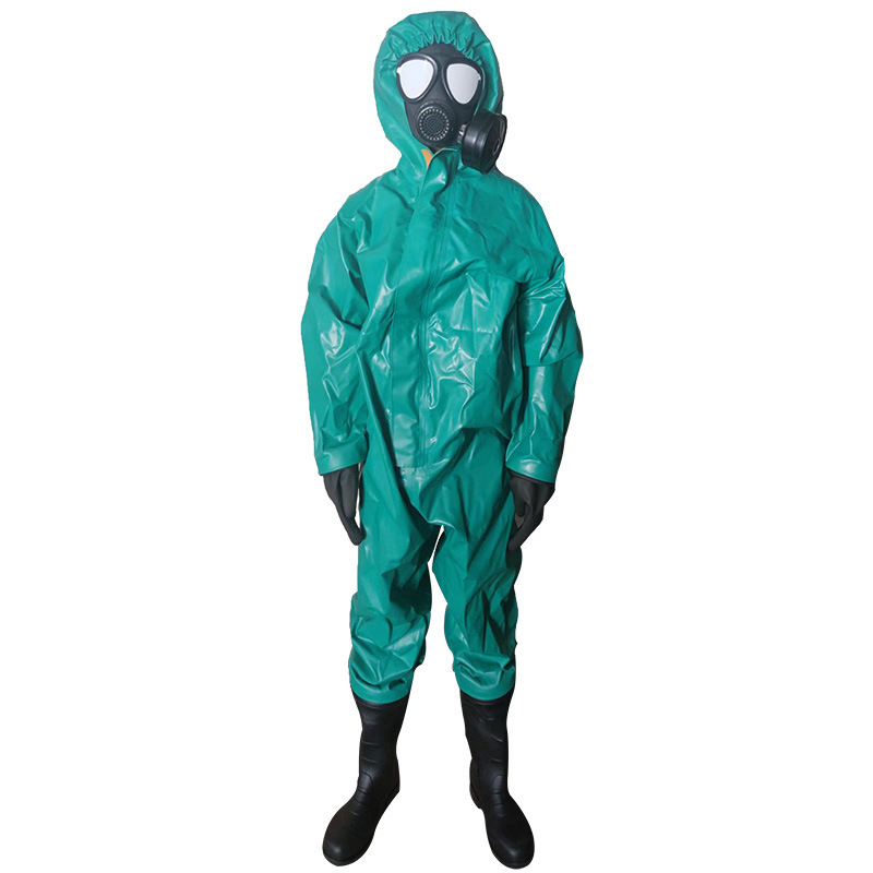 04 Lightweight One-Piece Emergency Coverall Chemical-Proof Gas-Proof Safety Acid Alkali Resistant Suit Work Clothes for Woman