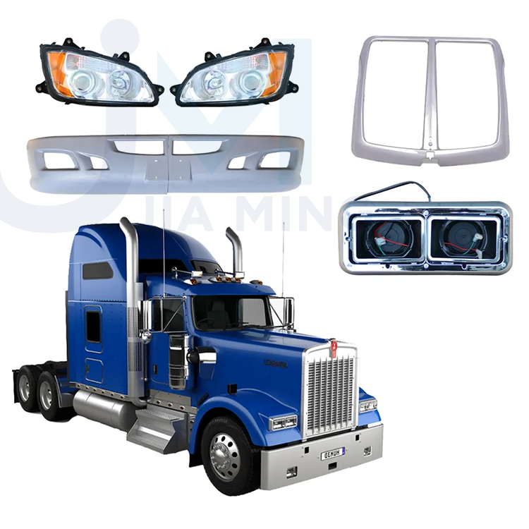 Фары головного света для тяжелых грузовиков, фары головного света Kenworth T660 T680 W900, светодиодные фары для Америки, набор аксессуаров для грузовиков