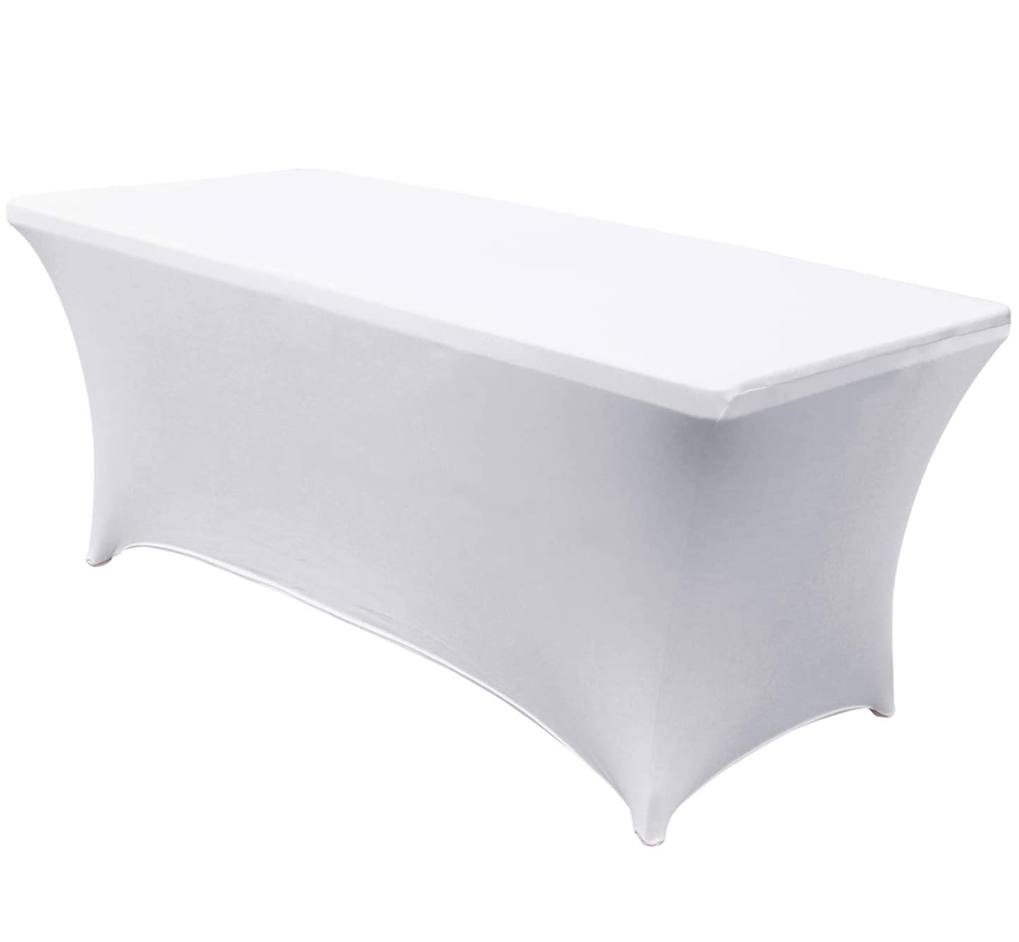 custom print logo polyester fitted stretch spandex banquet table cover rectangle table clothes for wedding party