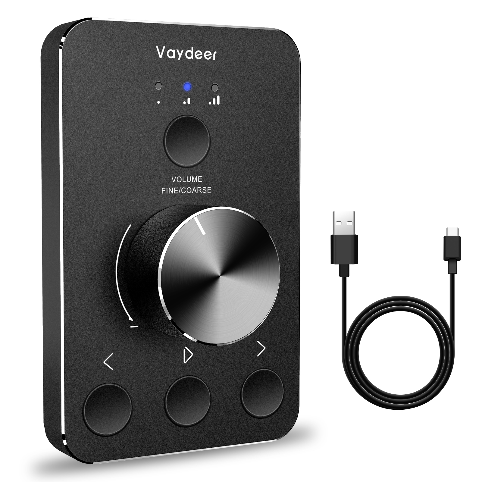 Vaydeer Rotator volume knob Aluminum USB PC Computer Audio Wired Volume Control Knob Switch