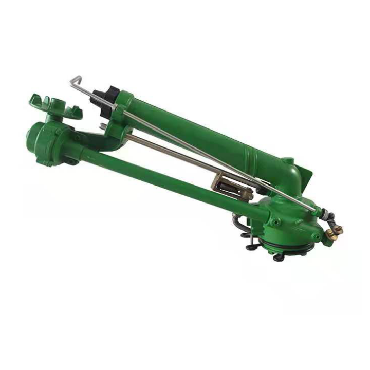 Agricultural irrigation system, mobile 360 gear drive rain bird sprinkler gun, long shot range big water sprinkler gun