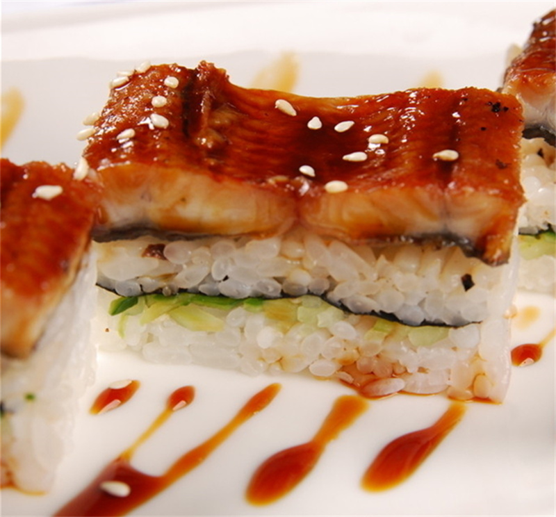 Высокое качество суши замороженный конгер Unagi Kabayaki филе для резки рыбы японский барбекю брошеный речной Жареный угорь с японским соевым соусом