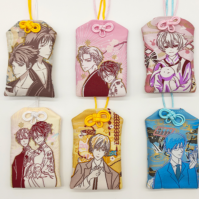 Manufacturer's Custom Japanese Shrine OMaMori Amulet, Anime-Inspired Goods With Protective String