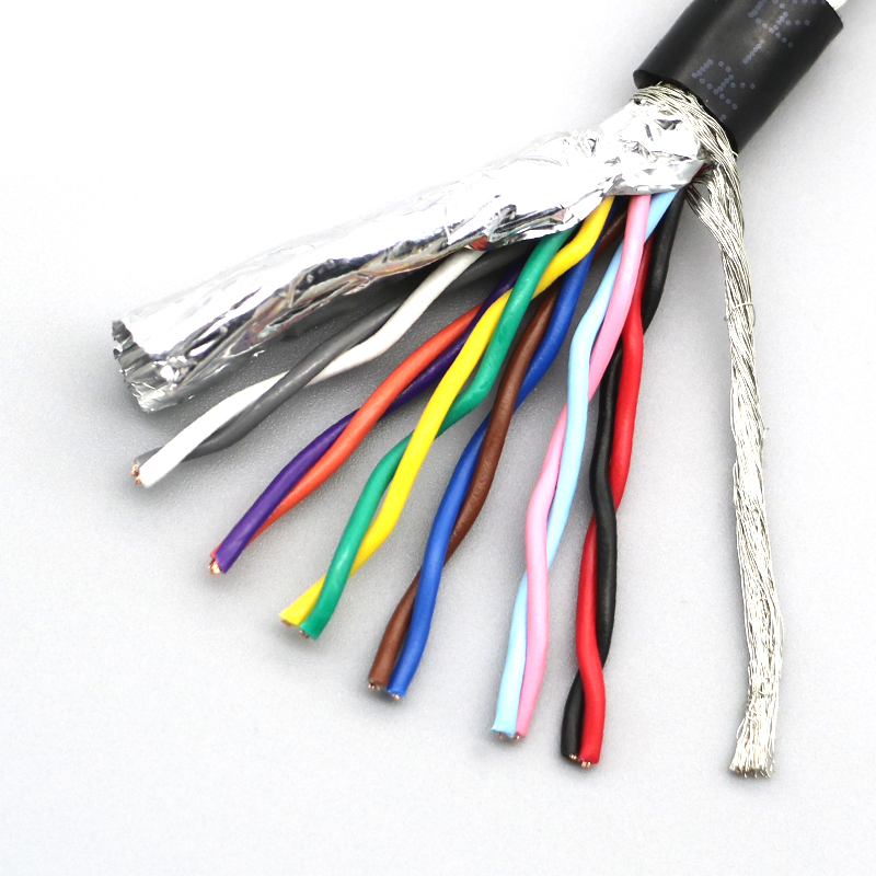Rvvsp витая пара экранированный провод 6-ядерный 0.2mm2 RS485 связи сигнальный провод