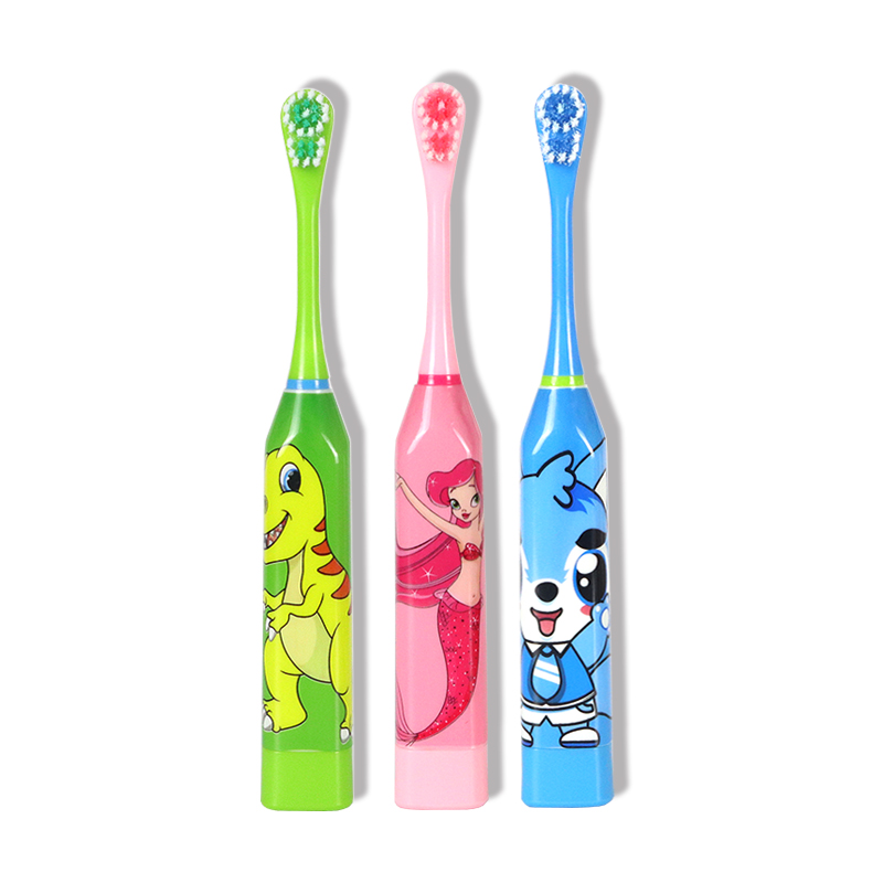 Toothbrush Ultrasonic Vibrate Automatic Soft Baby Children Kids Silicone Sonic Electric Toothbrush